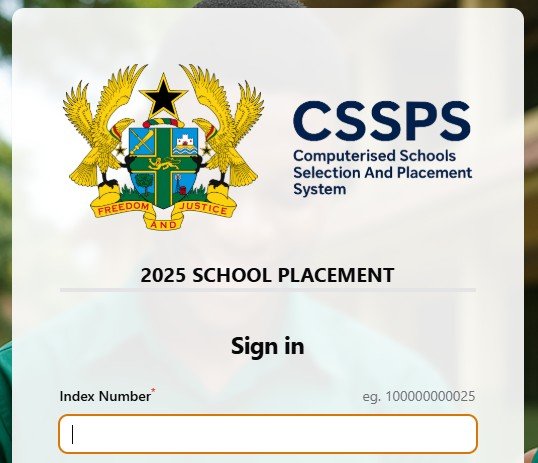 2025 School Placement Portal